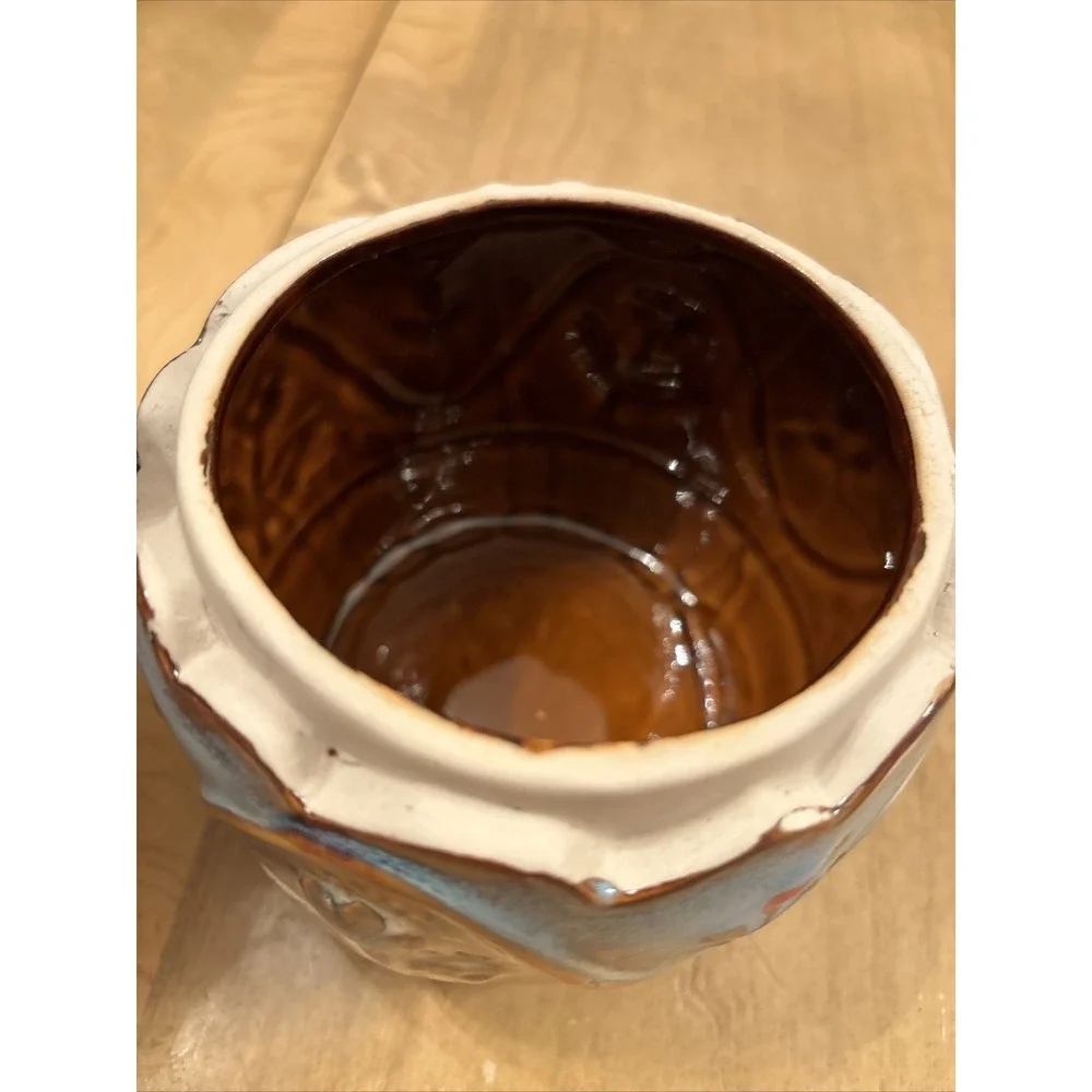 Beautiful EASTER Egg Bowl Candy Dish Rare Vintage THE SPRING BUNNY ROSES MINT